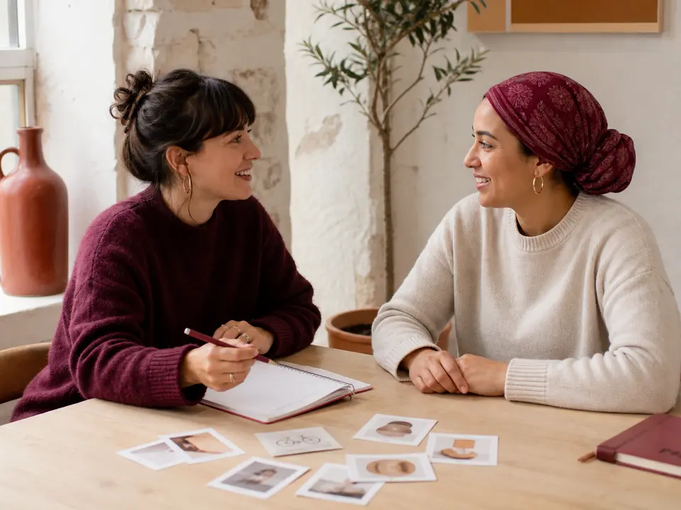 Illustration d’un cours de français FLE proposé par MMLangues