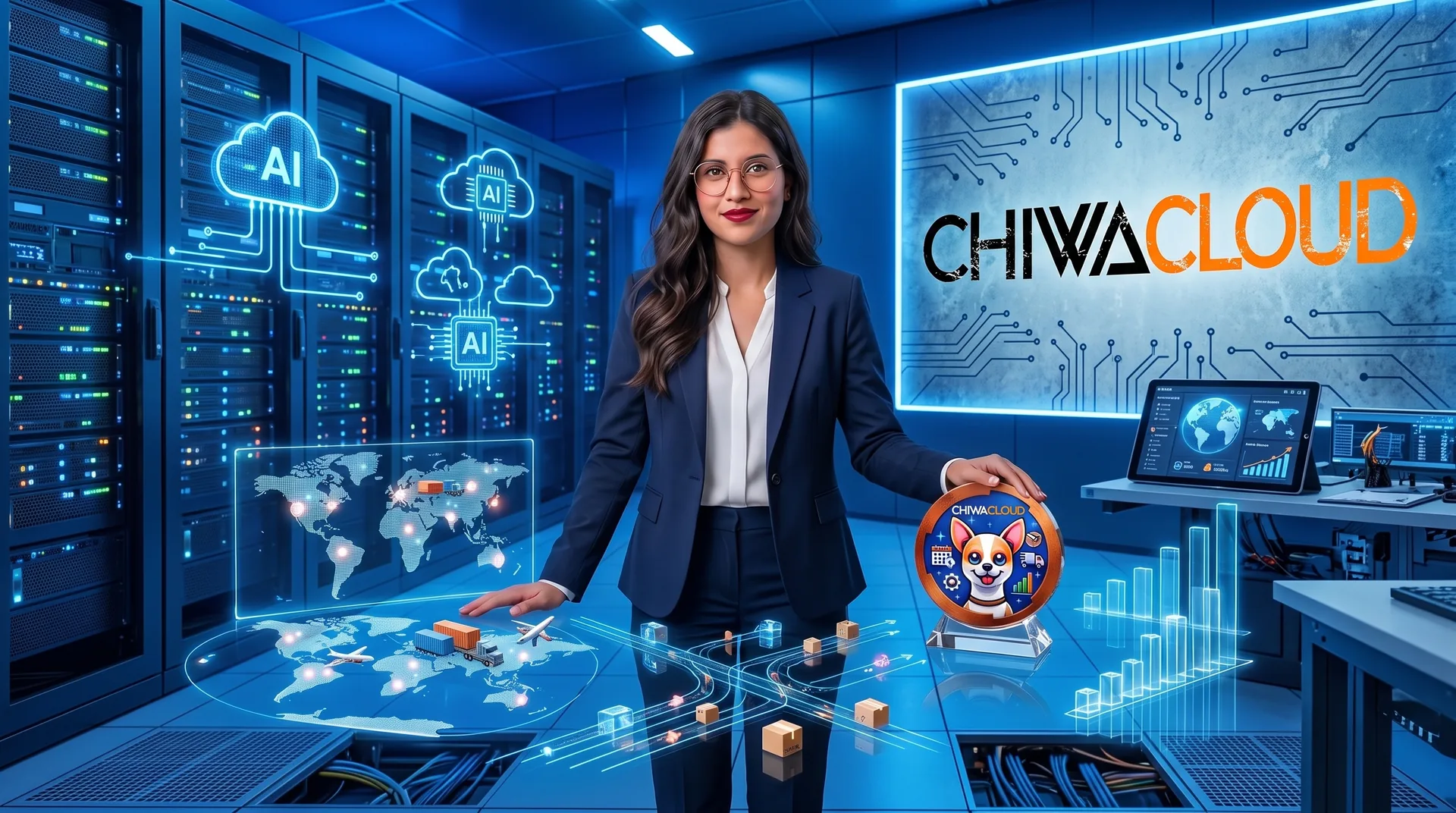 Univers visuel du Groupe ChiwaCloud